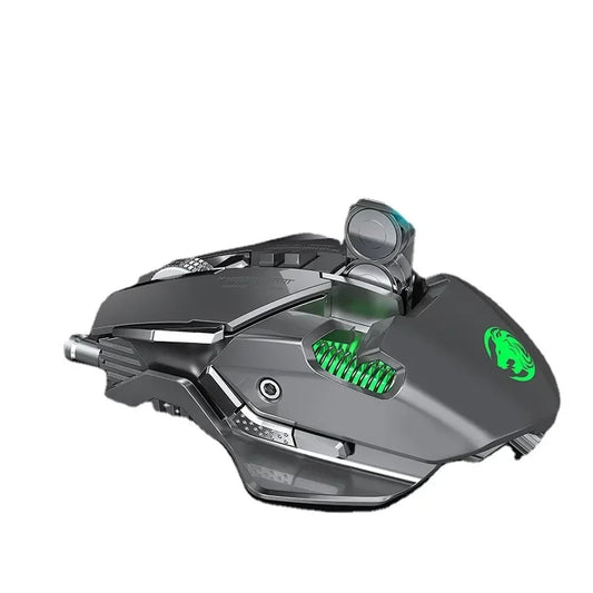 RGB 6400 DPI magneettisella kiinnityksellä ja DIY-vastapainolla varustettu langallinen mekaaninen hiiri esports-pelaamiseen PC:llä