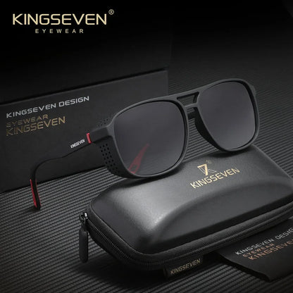 Lunettes de soleil polarisées de la marque KINGSEVEN, design classique, protection UV400, pour hommes et femmes, lunettes de sport et de plein air