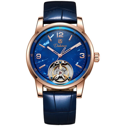 Relógio Tourbillon Masculino, Desportivo, Automático, Mecânico, Estanque – Relógio de pulso de luxo de marca de gama alta