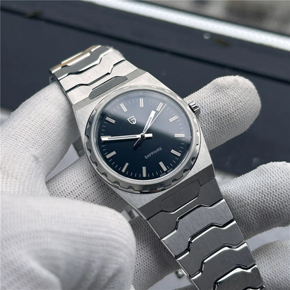 PAGANI DESIGN Men's Quartz Watches Ultra-Thin 7mm Series 222 Sapphire Stainless Steel Waterproof Watches for Man reloj hombre