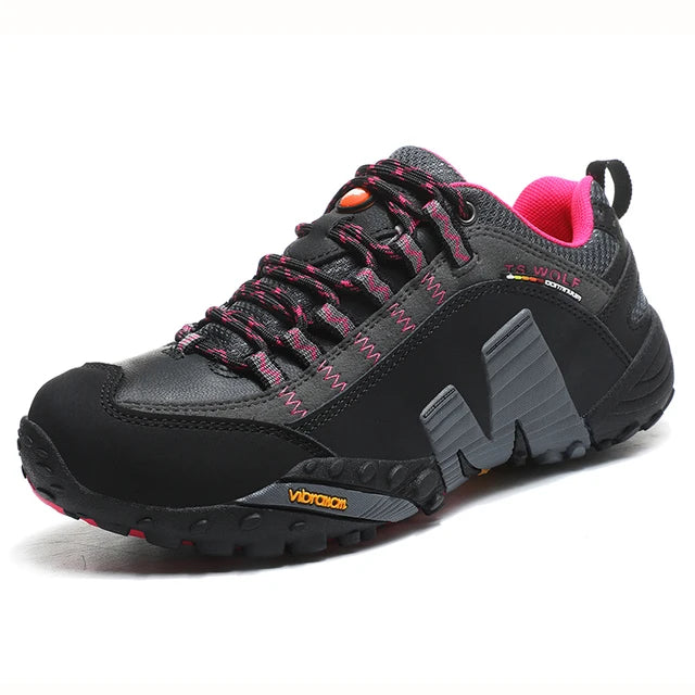 Zapatillas de trekking para hombre Outdoor Lover, impermeables, botas de montaña de cuero genuino, calzado táctico para caza en bosque