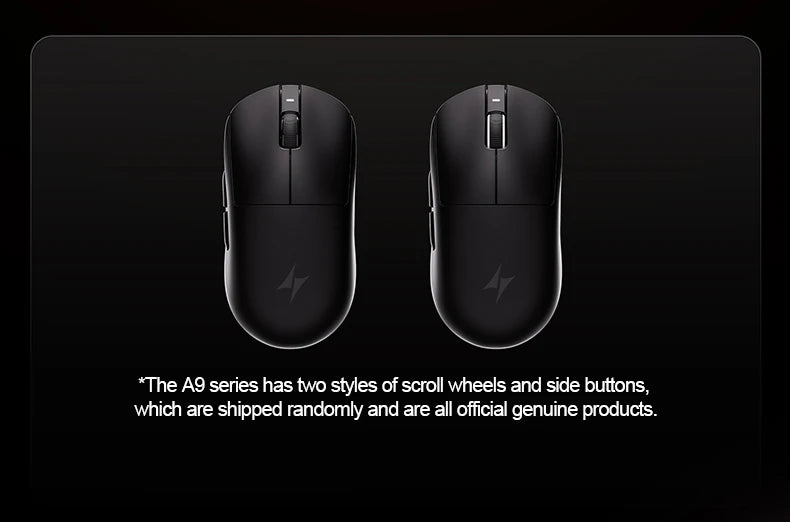 Mouse gaming wireless ATK Dragonfly A9 Ultra PAW3950 ultraleggero tri-mode ergonomico e-sport per gamer FPS A9 SE Plus