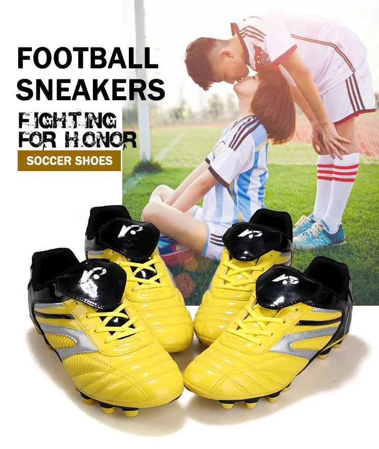 Nuovi scarpini da calcio per bambini, scarpe da futsal, taglie 30-45, sneakers sportive da allenamento per ragazzi e ragazze
