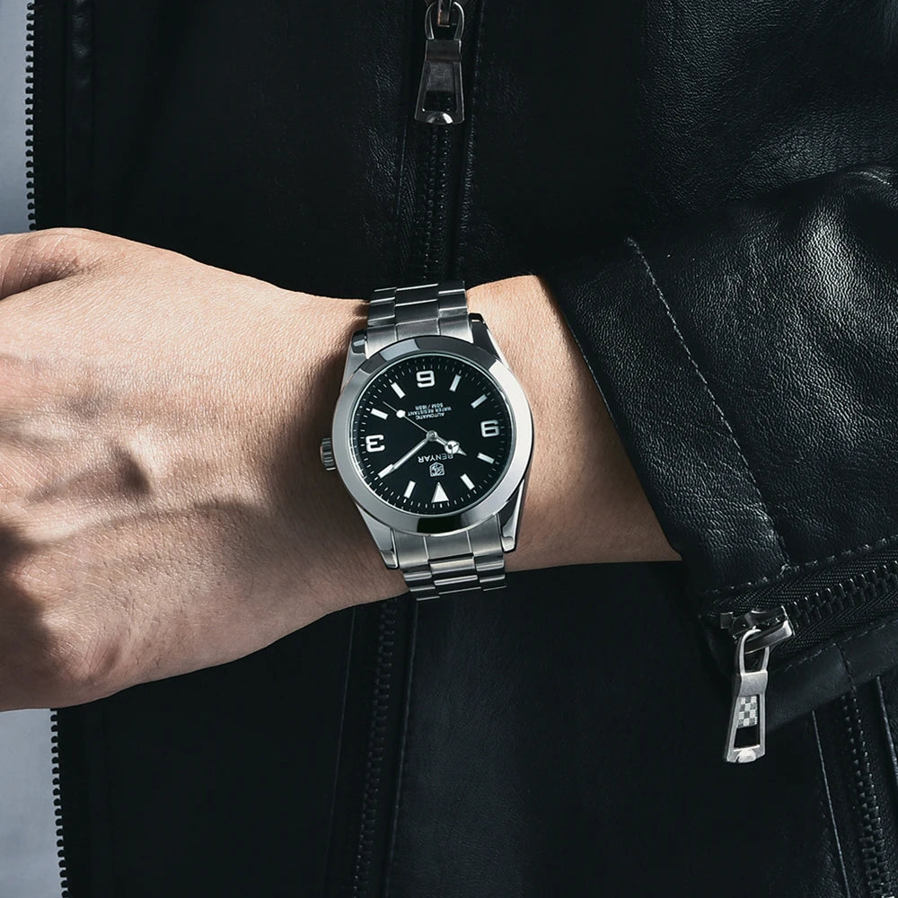 BENYAR 2025 Nuovo orologio meccanico automatico da uomo, stile business e sportivo di lusso, impermeabile 50M, orologio da uomo