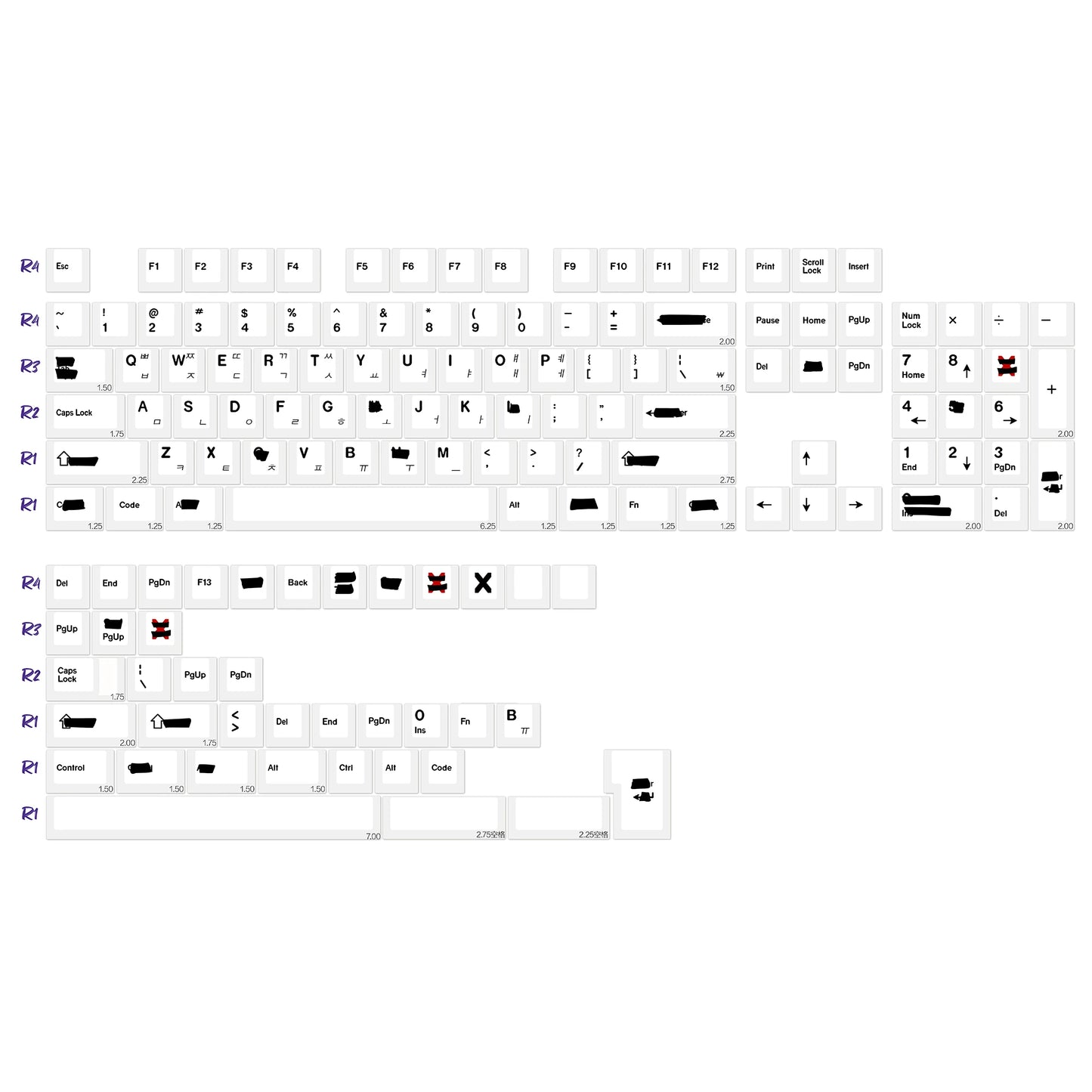 KBDiy GMK Modern Dolch Keycaps Retro PBT Keycap Cherry Profile for Cherry Gateron Kailh MX Switches 60 Mechanical Keyboard Gamer