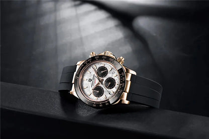 Nuovo originale PAGANI DESIGN PD-1664 orologio da uomo di lusso, movimento al quarzo giapponese VK63, zaffiro, impermeabile, cronografo, oro
