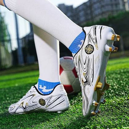 Chaussures de Football basses pour hommes, crampons de Football professionnels pour enfants en plein air, baskets d'entraînement sur gazon de haute qualité, chaussures de Sport, nouvelle collection