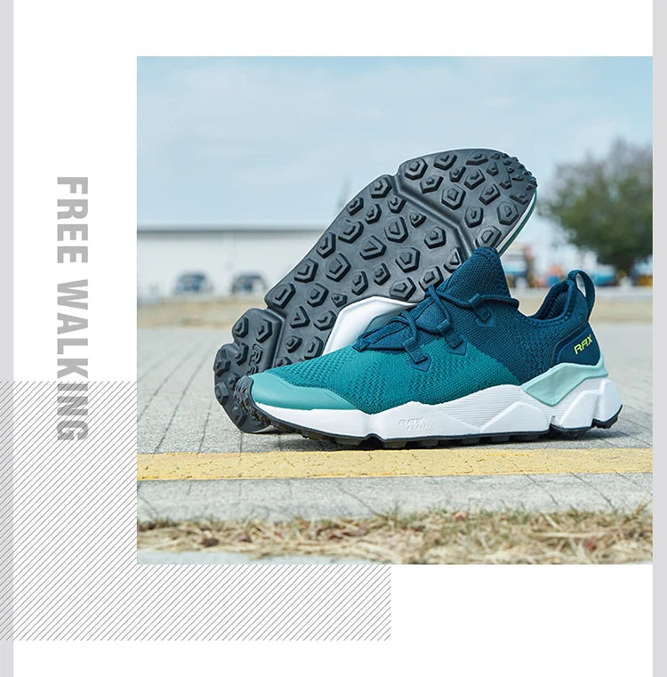 RAX Outdoor Breathable Hiking Shoes Men Lightweight Walking Trekking Wading Shoes Sport Sneakers Men Outdoor Sneakers Male