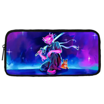 Zaini per bambini con design Hot Game, borsa pranzo e astuccio, borse scuola per alunni ad alta capacità, per bambino e bambina, regalo ideale F-FortniteS
