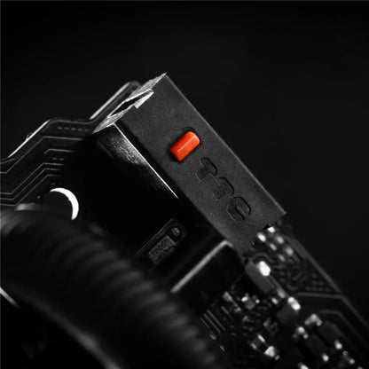 Angry Miao Infinity Mouse Wireless da Gaming Hot-Swappable in Metallo Ultralight Hollow PAW3950 Dual 8K Cablato Tri-Mode Arancione