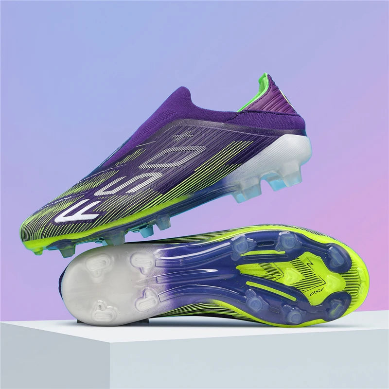 Nuevas botas de fútbol para hombre, tacos para césped, futsal, cómodas, ultraligeras, FG, antideslizantes, para interior y adultos