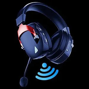 Cuffie gaming wireless con microfono rimovibile a cancellazione del rumore – Wireless 2.4G, Bluetooth 5.3 e connessione cablata 3.5mm per PS5, PC, Xbox e dispositivi mobili