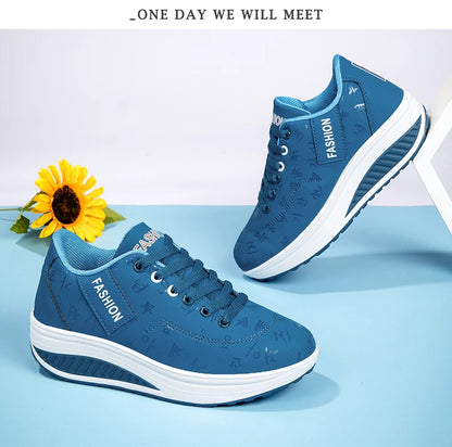 Women’s Sneakers Fashion Women’s Vulcanized Shoes High-Quality Flats Shoes for Women Walking Platform Plus Size Zapatillas Mujer