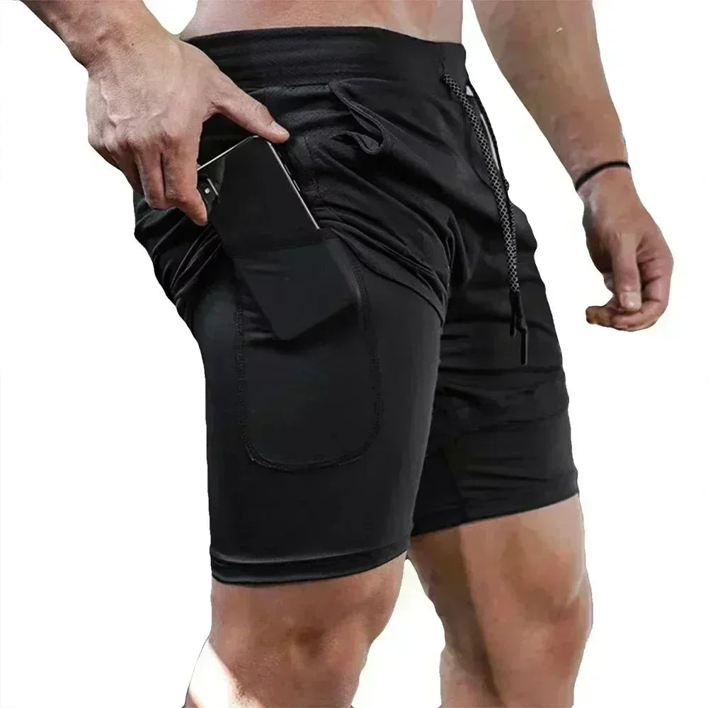 Dragon Ball Summer Men's Shorts Anime Printed Sports Pants Breathable Quick Drying Double Layer Shorts Gym Pants 2026 Streetwear