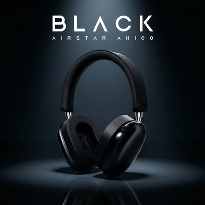 Casque audio Bluetooth 6.0 Monster AH100 ANC avec réduction de bruit active de 45 dB, stéréo haute fidélité, écouteurs sans fil supra-auriculaires
