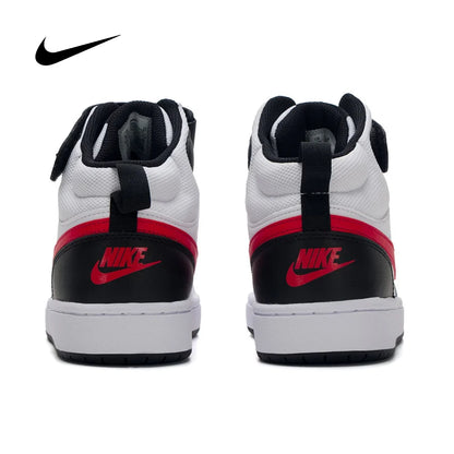 Sneakers casual outdoor alte Nike Court Borough Mid 2 unisex junior con cinturino in velcro CD7782-110