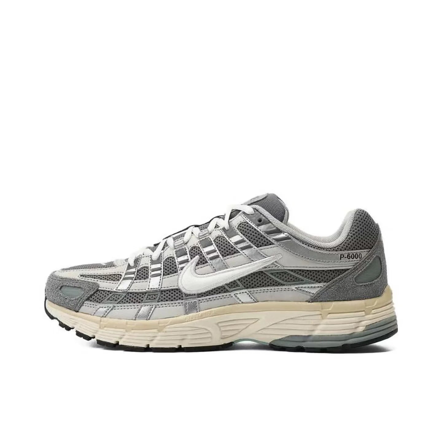 Nike P-6000 Men's Running Shoes Retro Style Premium Cushioning Lightweight Comfort for Everyday Wear CD6404-107