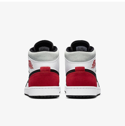 Nike Air Jordan 1 AJ1 originali da uomo, scarpe da basket sportive mid top ammortizzate 852542-100
