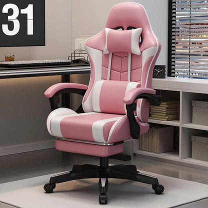 Silla gaming para cibercafé y esports Sponge, silla de ordenador para cibercafé, silla de oficina reclinable para el hogar, cómoda y giratoria