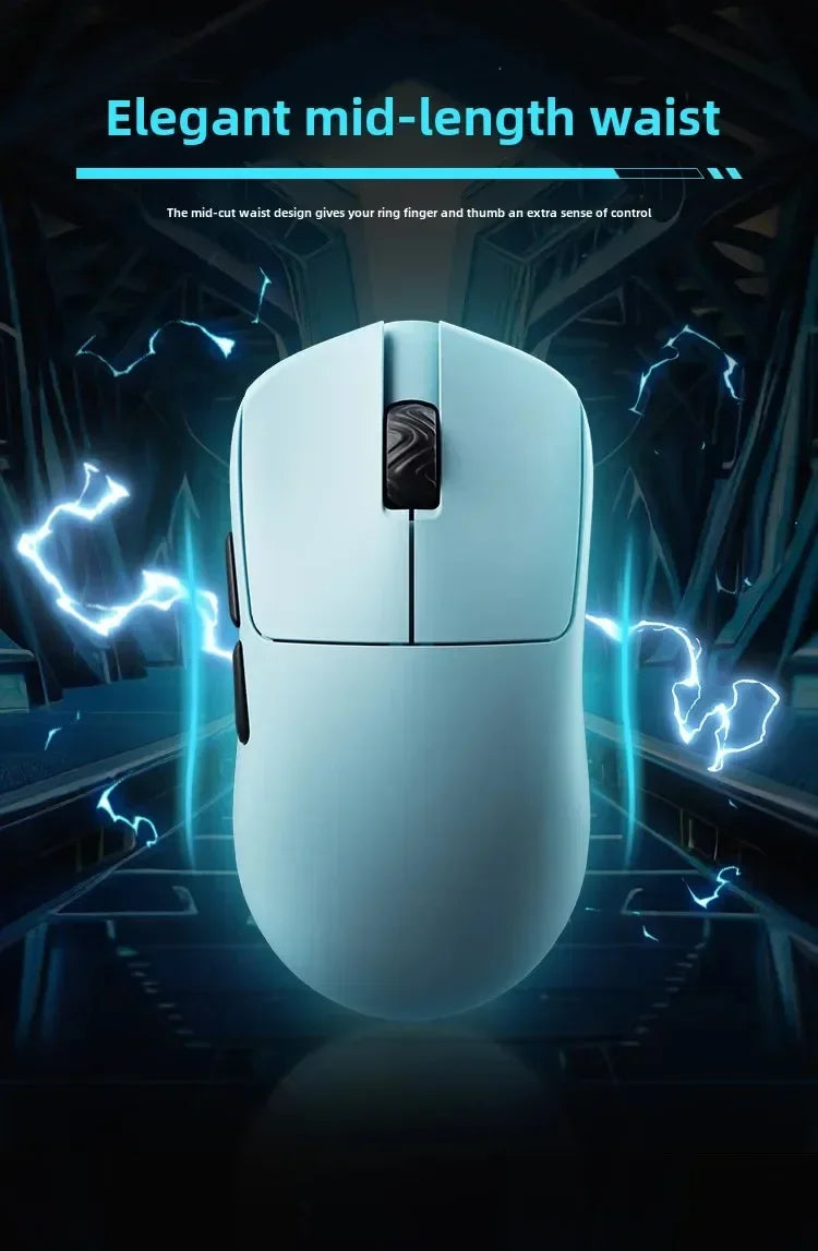Mouse gaming wireless non poroso SCYROX V6 esports 40g 750IPS con ricevitore 8k, risposta rapida 3950, alta qualità 8KHz