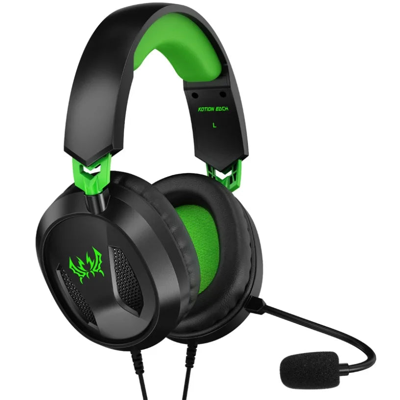 Casque de jeu filaire pour pilote 360 °   Mousse à mémoire de forme Mic 90 °   Microphone stéréo pivotant pour PS5, PC, Xbox, mobile, avec commande en ligne, léger