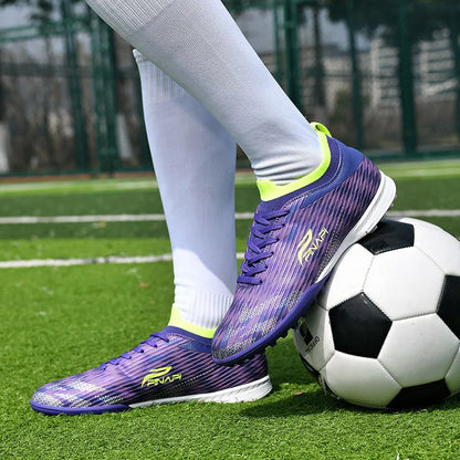 Nuove scarpe da calcio da uomo di alta qualità, tacchetti da partita per indoor, scarpe da calcio outdoor best seller per erba, futsal alte antiscivolo