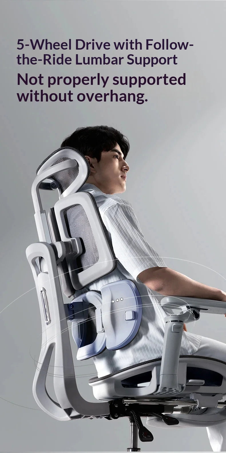 Silla de oficina de malla ergonómica ejecutiva para ordenador y gaming, mueble moderno giratorio con ruedas ajustable, silla gaming ergonómica