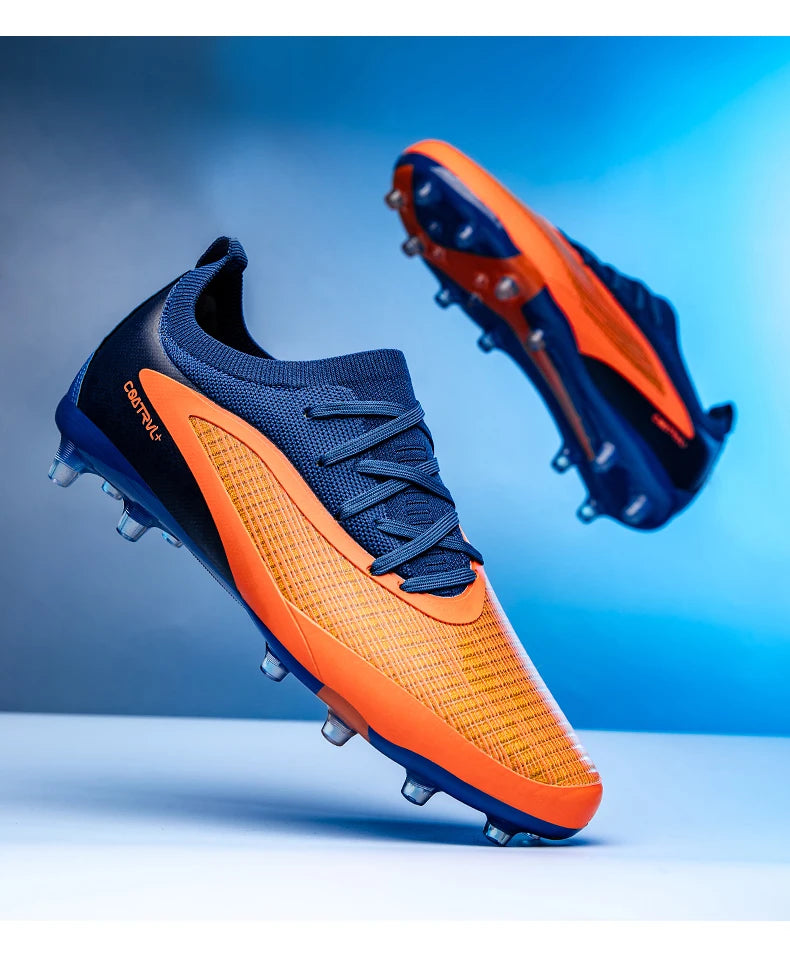 Botas de fútbol TF para hombre, zapatillas resistentes para cancha Society, transpirables para adulto, calzado masculino de fútbol para entrenamiento, alta calidad, con tacos