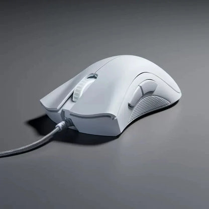 Ratón gaming con cable Razer DeathAdder Essential / Ratón con cable 6400DPI con 5 botones independientes para portátil y PC gamer