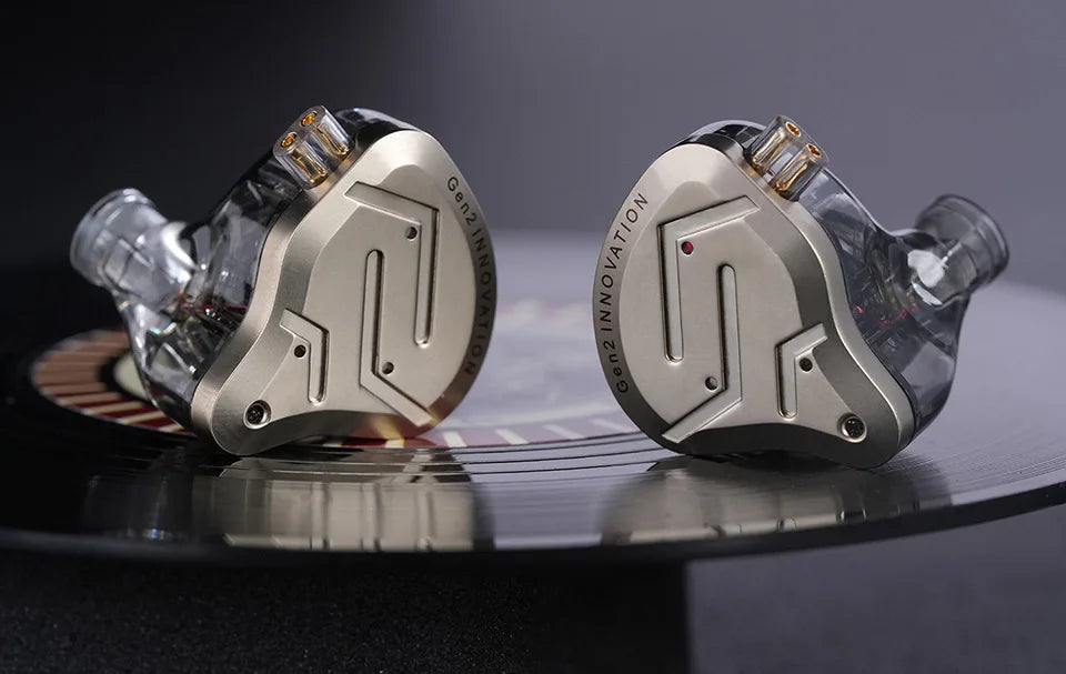 KZ ZSN Pro 2 Hybrid-In-Ear-Kopfhörer mit Kabel – 1BA+1DD HiFi-Bass, geräuschunterdrückende Ohrhörer mit Mikrofon