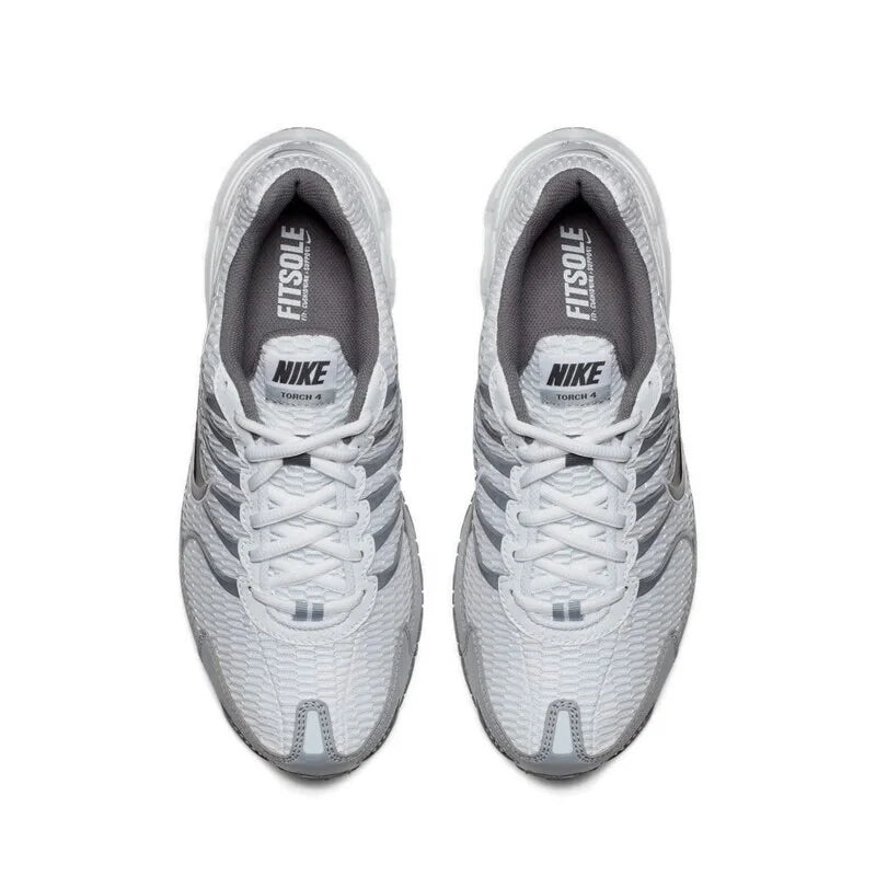 Nike Air Max Torch 4 343846-100, nuove scarpe da running commuter leggere e resistenti all’usura con ammortizzazione Air visualizzata