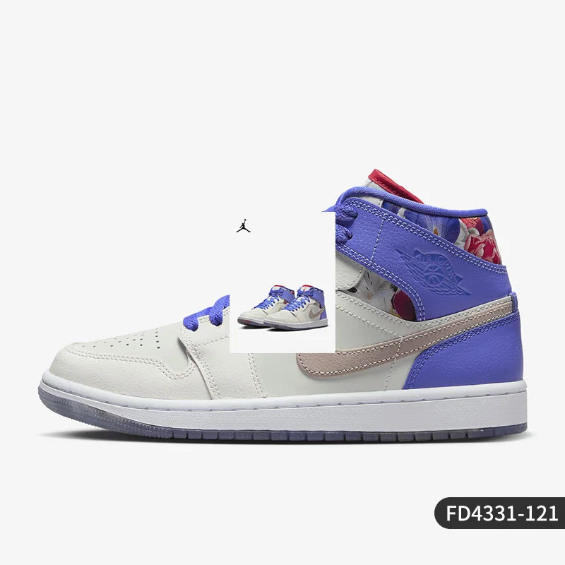 Zapatillas de skate Nike Air Jordan 1 Mid SE auténticas para mujer FD4331-121