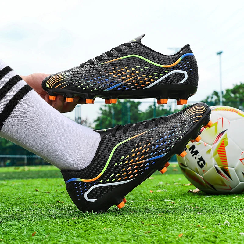Chaussures de football pour enfants et jeunes, crampons antidérapants, respirants et légers, baskets d'entraînement pour garçons, enfants, matchs de football