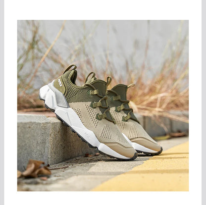RAX Outdoor Breathable Hiking Shoes Men Lightweight Walking Trekking Wading Shoes Sport Sneakers Men Outdoor Sneakers Male