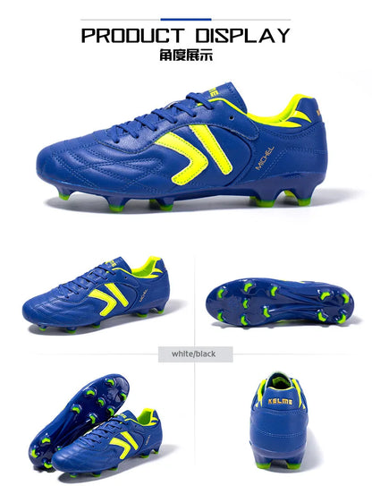 KELME FG nogometne kopačke Originalne tenisice od goveđe kože za muškarce Profesionalne za travu Protuklizne sportske trenažne nogometne kopačke ZX80011018