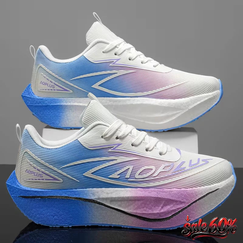 Zapatillas de running con cámara de aire 2026, placa de carbono para maratón, deportivas para hombre, transpirables y ligeras, zapatillas antideslizantes para mujer