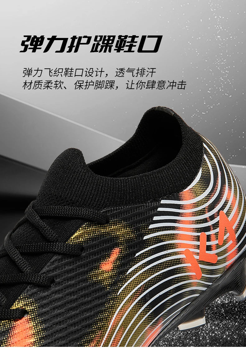 Scarpe da calcio professionali da uomo, resistenti e confortevoli, per allenamento, ultraleggere, di alta qualità, per partita