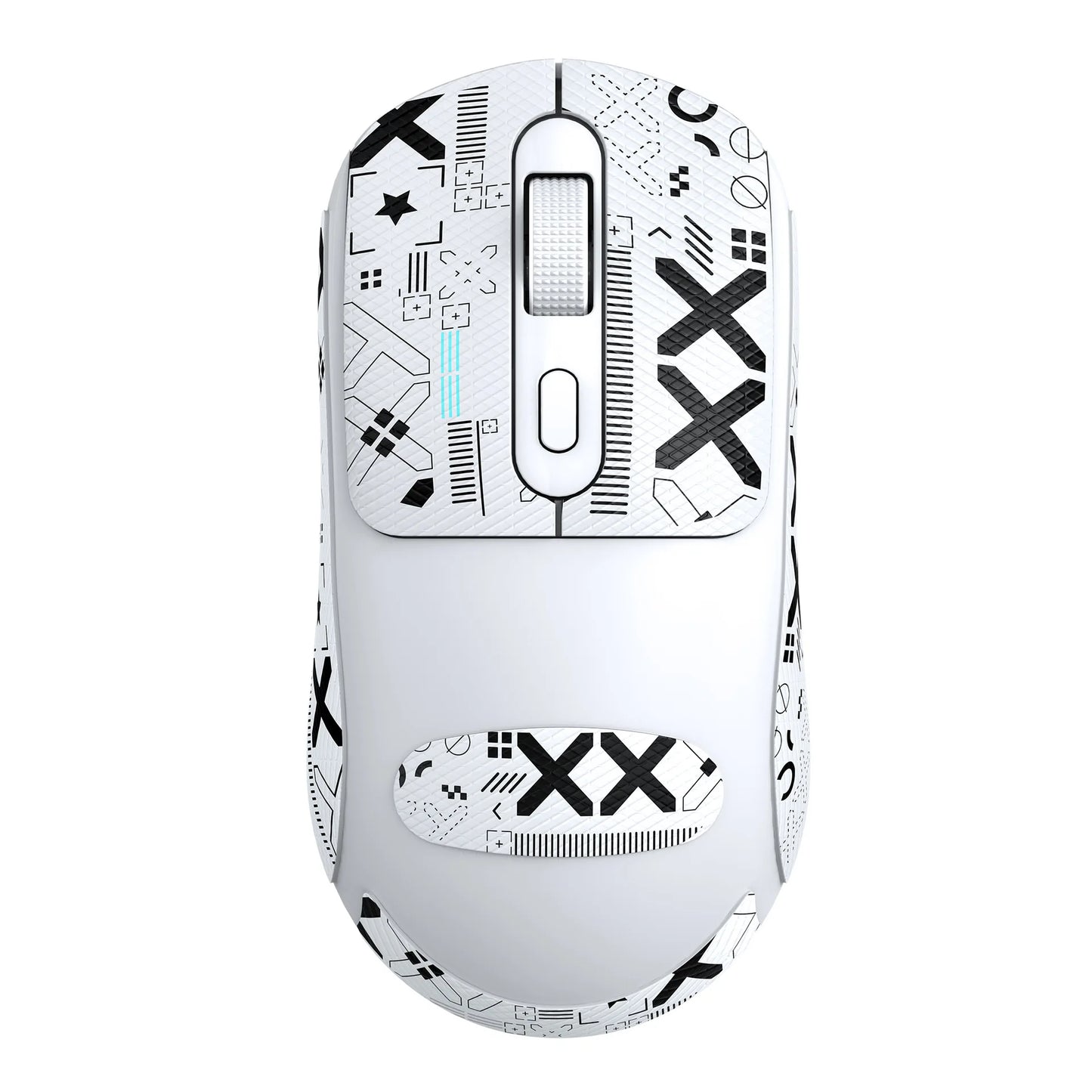 Mouse da gaming wireless Warvank X8 500 mAh ricaricabile TYPE-C, mouse da ufficio adatto a laptop e computer desktop