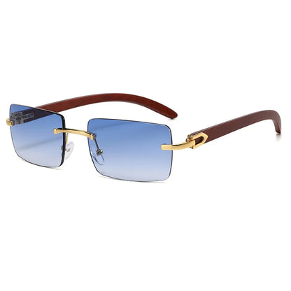 2025 New Frameless Fashion Sunglasses for Unisex Vacation Casual Driving Sun Shades Classic Outdoor Vacation Riding Sun Glasses