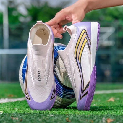 Chaussures de football pour hommes, crampons antidérapants, idéales pour l'entraînement sur gazon et les matchs quotidiens, parfaites pour l'exercice et le football, Chuteira Campo