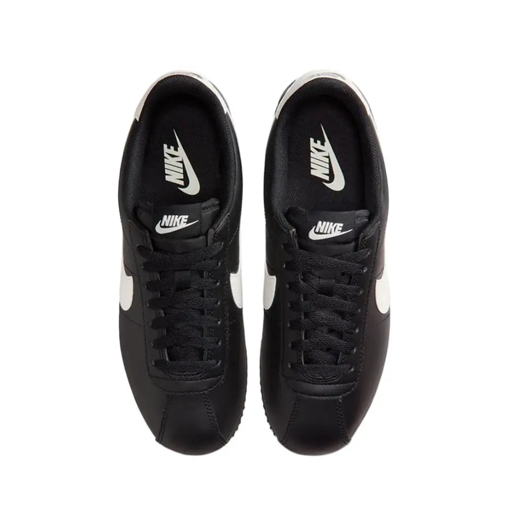 Nike Cortez Women's Casual, Lightweight, Durable, and Non-Slip Commuting and Running Shoes in Black and White DN1791-006