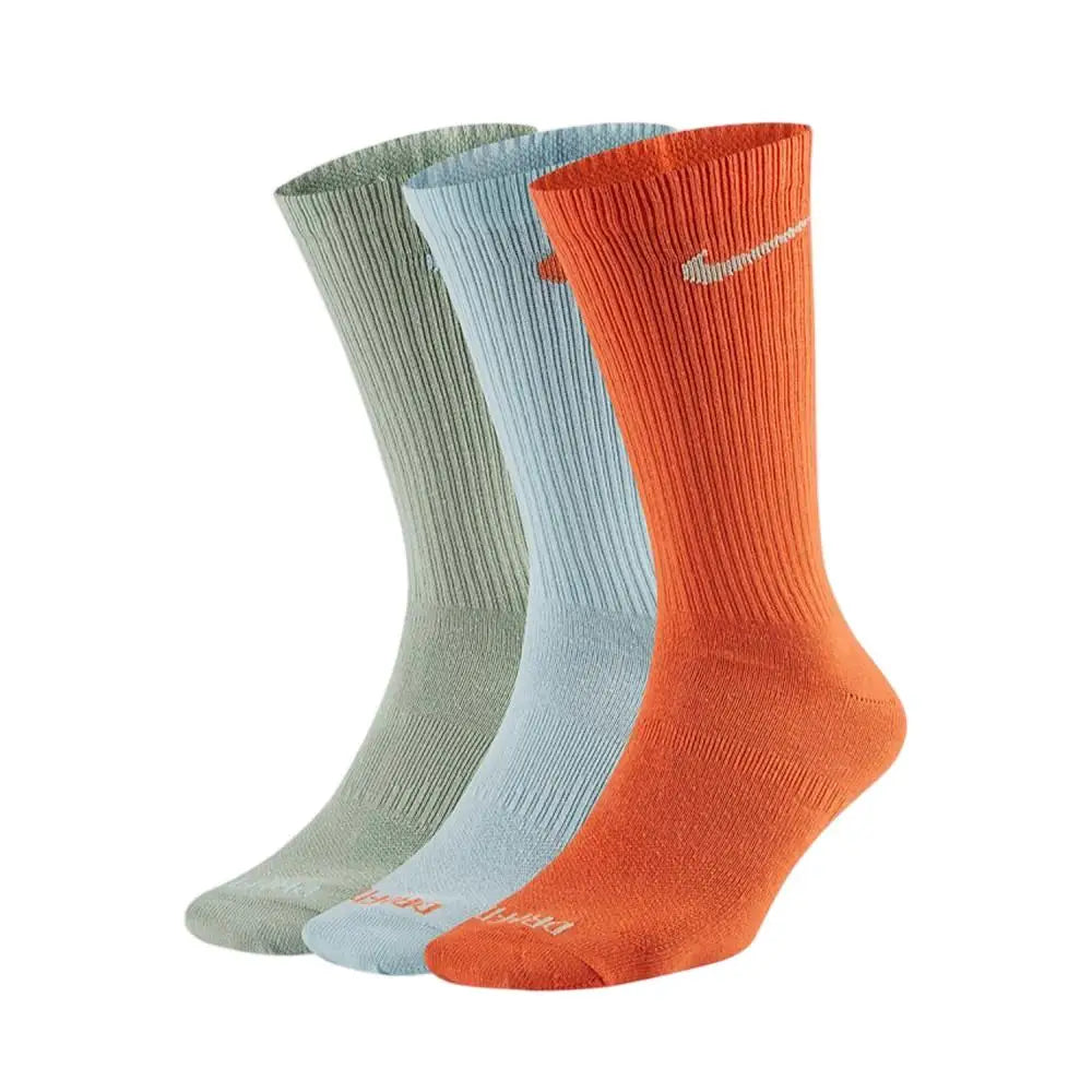 Nike Air Jordan Men's and Women's Knee-High Sports Socks, 3-Pack, Comfortable and Breathable Basketball Socks SX5544-017
