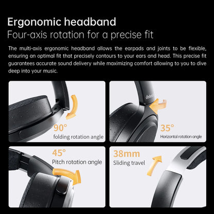 Auriculares audiófilos over-ear magnéticos planares FiiO JT7 – Driver de 95x86mm, headset HiFi con cable de 4.4mm y 3.5mm