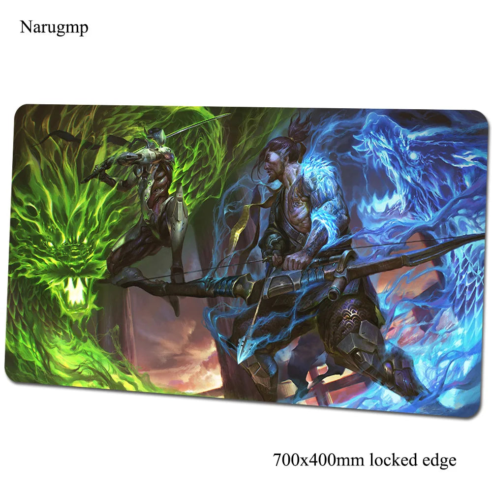 Alfombrilla de ratón Overwatch 700x400x3mm gaming anime con personalidad, esterilla de escritorio para oficina y notebook, regalo para niño, padmouse para juegos PC gamer