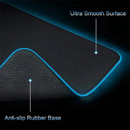 A-S-SeraphineS-ES Mouse Pad RGB Gaming Mouse Pad Desk Mat HD Gamer Large LED Light XXL MousePads