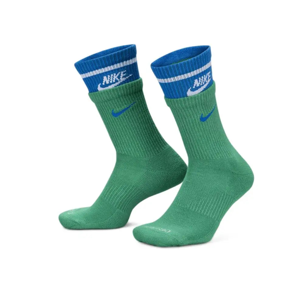 Nike Fashionable Casual Men's and Women's Sports Socks (Comfortable and Breathable) 3-Pack DH3822-902