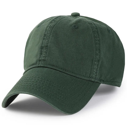 Men Women Oversize XXL 100% Cotton Baseball Cap,Large Baseball Hat for Big Heads 56-63cm(23.5"-25.5"),Adjustable Plain Dad Cap