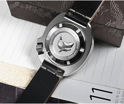 San Martin Turtle Men Diver Watch 44mm NH35 Automatic Mechanical Wristwatch Sapphire Waterproof 200m Luminous Relojes SN0047
