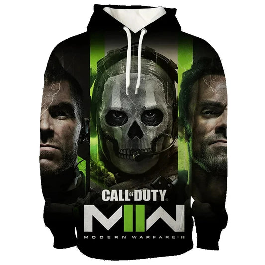 Pop Game Call Of Duty Warzone 3D Printed Hoodie Men's And Women's Hooded Pullover Trendy Streetwear Youth Sweatshirt Clothing