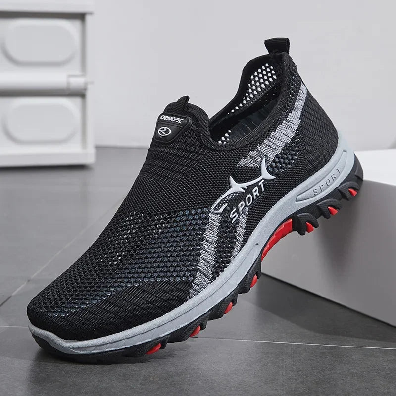 2025 Breathable Hiking Shoes for Men Air Mesh Casual Sneakers Outdoor Lightweight Casual Shoes New Fashion Walking Shoes for Men